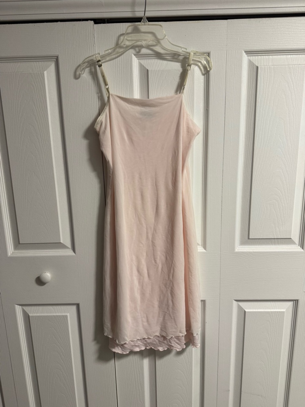 Vintage Tommy Hilfiger Pale Pink Chemise Slip Dress Babydoll Sleep